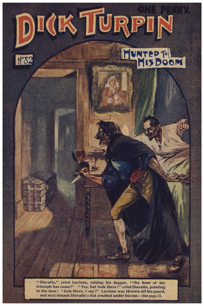Dick Turpin (farve litho) af Robert Prowse Jnr