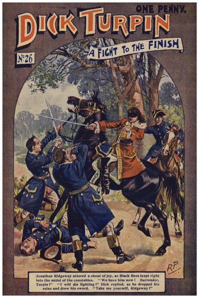 Dick Turpin (farve litho) af Robert Prowse Jnr