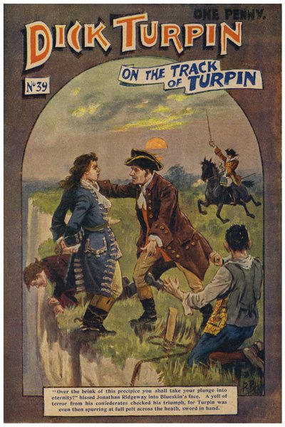 Dick Turpin (farve litho) af Robert Prowse Jnr
