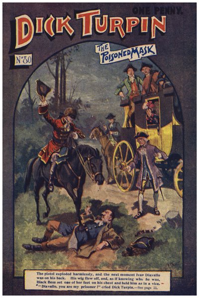 Dick Turpin (farve litho) af Robert Prowse Jnr
