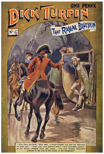 Dick Turpin (farve litho) af Robert Prowse Jnr
