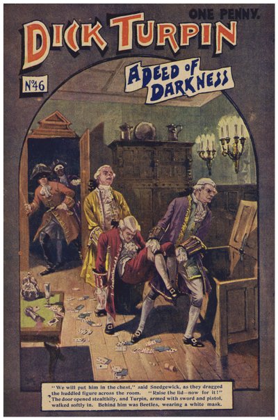 Dick Turpin (farve litho) af Robert Prowse Jnr