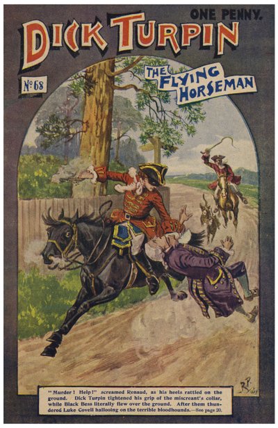 Dick Turpin (farve litho) af Robert Prowse Jnr