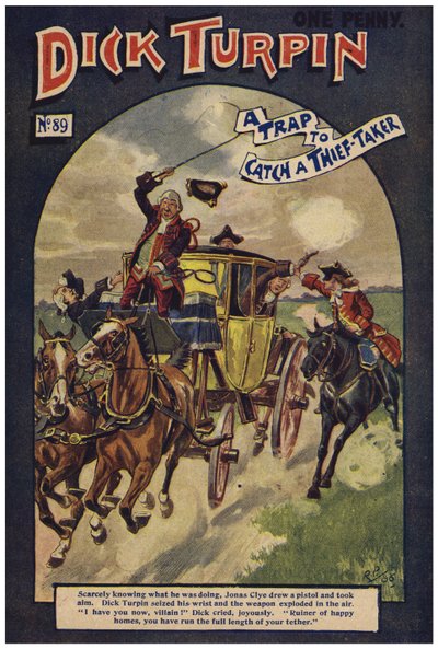 Dick Turpin (farve litho) af Robert Prowse Jnr