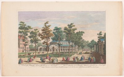 Udsigt over Rotunda i Ranelagh Gardens i London En udsigt over Rotundo, House, & Gardens osv. ved Ranelagh (titel på objekt) Ranelagh Gardens og Vauxhall Gardens (serietitel) af Robert Sayer
