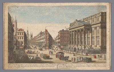 Udsigt over palæet i London Udsigt over palæet (...) (titel på objekt) London (serietitel) af Robert Sayer