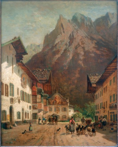 Huse i Mittenwald af Robert Schleich