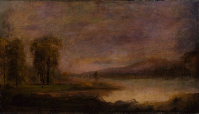 Landskab med sø, 1864. af Robert Seldon Duncanson