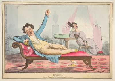Ennui, 20. november 1829. af Robert Seymour