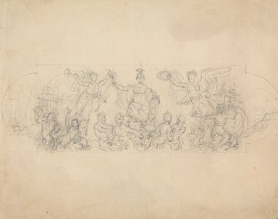 Allegorisk skitse af sejren af Robert Smirke