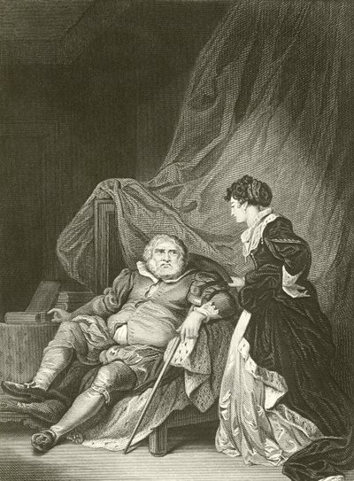 Henry VIII og Catherine Parr af Robert Smirke