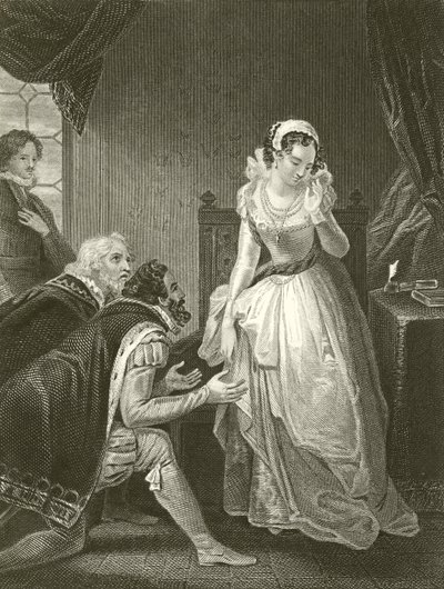 Lady Jane Gray afslår kronen af Robert Smirke