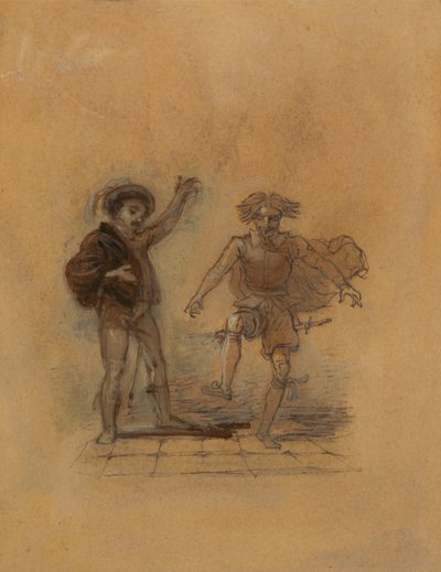 Malvolio danser af Robert Smirke