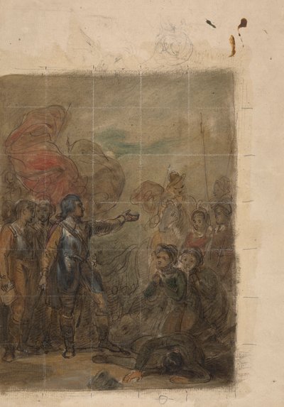 Scene fra Don Quixote af Robert Smirke