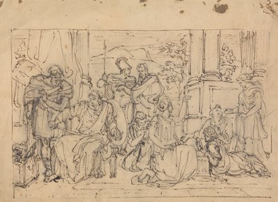 Scene fra Timon af Athen af Robert Smirke