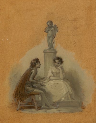 Hun fortalte aldrig sin kærlighed, men sad som tålmodighed på et monument af Robert Smirke