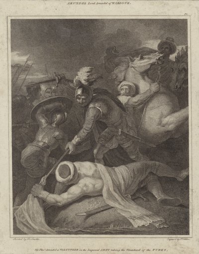Sir Thomas Arundell tager tyrkernes standard af Robert Smirke
