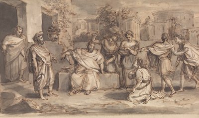 Skech for Timon af Athen af Robert Smirke