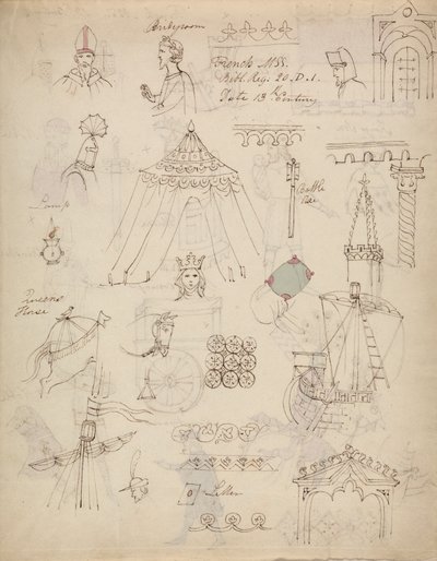 Studier fra et fransk MSS bibelregister af Robert Smirke