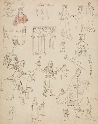 Studier fra et fransk MSS bibelregister af Robert Smirke