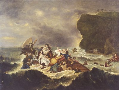 Vraget af "Grosvenor", 1783 af Robert Smirke