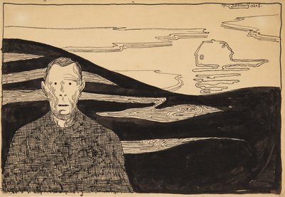 "Aftenlandskab" af Robert Storm Petersen