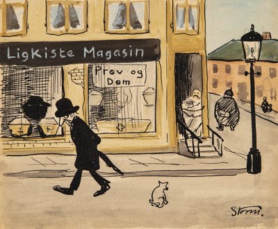 Ligkistemagasin af Robert Storm Petersen