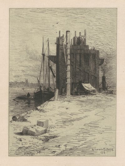 Kullommer hos New Bedford af Robert Swain Gifford