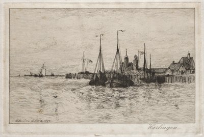 Harlingen, 1884. af Robert Swain Gifford