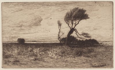 Nær kysten [lille tallerken] af Robert Swain Gifford