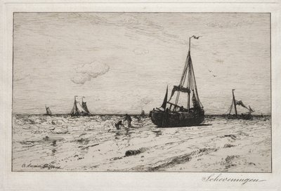 Scheveningen (ætsning) af Robert Swain Gifford