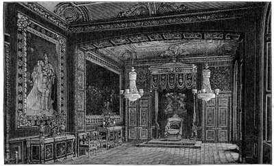 The Throne Room, Windsor, 1880. af Robert Taylor Pritchett