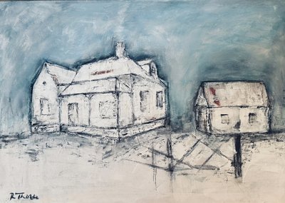 Rustikke vinterhuse af Robert Thirtle