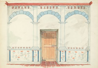Restaureringstegning af Robert W.R. Taylor