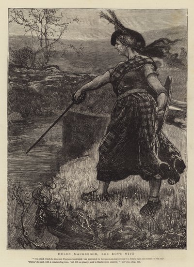 Helen Macgregor, Rob Roys kone af Robert Walker Macbeth