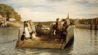 Færgen, 1881 af Robert Walker Macbeth