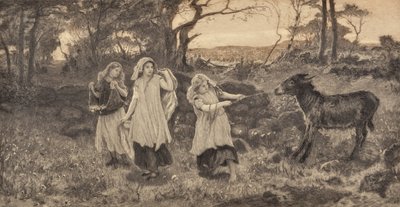 Tre piger og et æsel af Robert Walker Macbeth