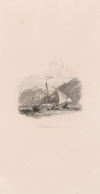 Amalfi (vignet) af Robert Wallis