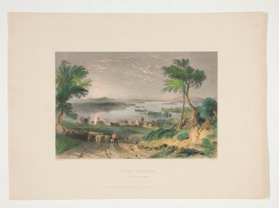 Center Harbour, Lake Winnipesaukee, illustration til Nathaniel Parker Willis af Robert Wallis