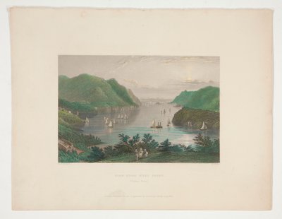 Udsigt fra West Point (Hudson River), illustration til Nathaniel Parker Willis af Robert Wallis
