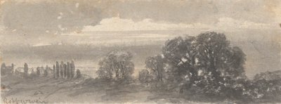 Landskab - Træer af Robert Walter Weir