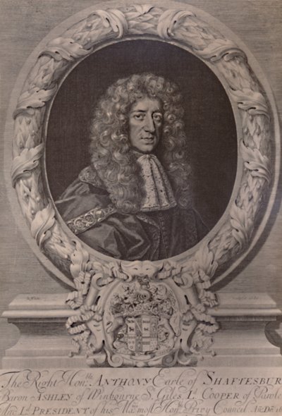 Anthony Ashley Cooper, 1. jarl af Shaftesbury, engelsk statsmand, c1680 1894 af Robert White