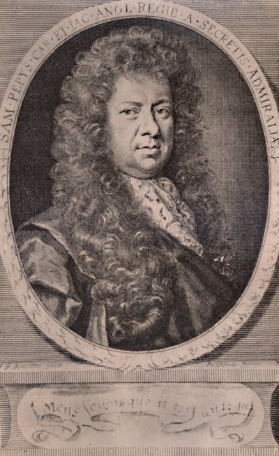Samuel Pepys, engelsk dagbogsskriver og flådeadministrator, c1690 1894 af Robert White