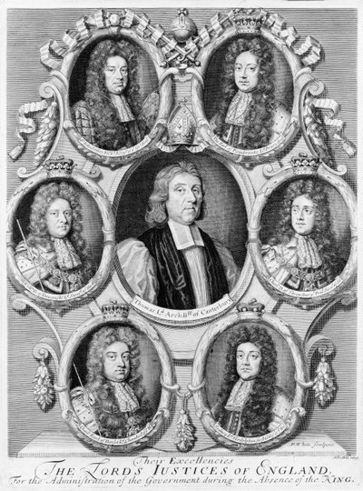 The Lord Justices of England, 1695 af Robert White