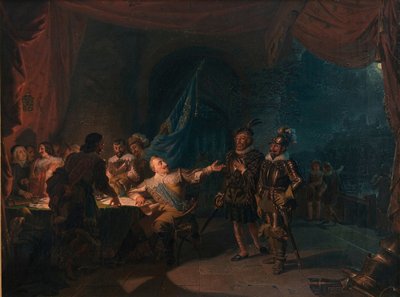 Gustav II Adolf af Sverige i Würzburg af Robert Wilhelm Ekman