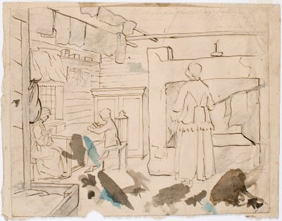 Tre kvinder i interiørdesign af Robert Wilhelm Ekman