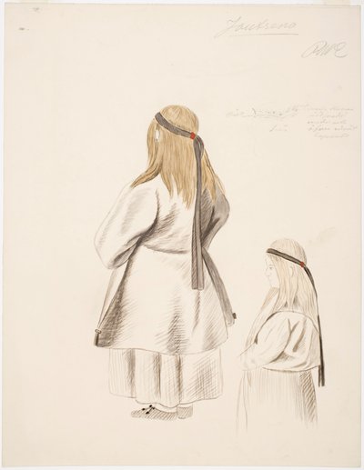 Bondekvinde og -pige fra Joutseno af Robert Wilhelm Ekman