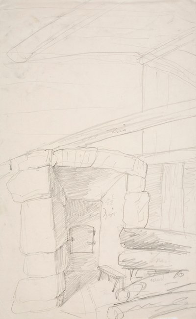 Bøndernes hytte af Robert Wilhelm Ekman