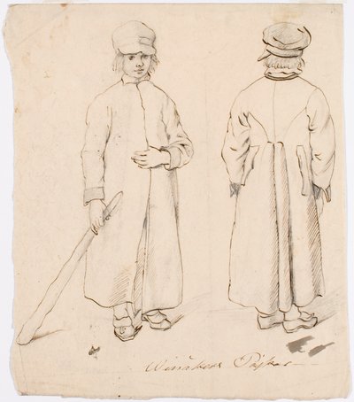 Winaker-dreng i folkedragt af Robert Wilhelm Ekman