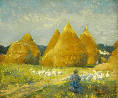 Indsamling af gæs af Robert William Vonnoh